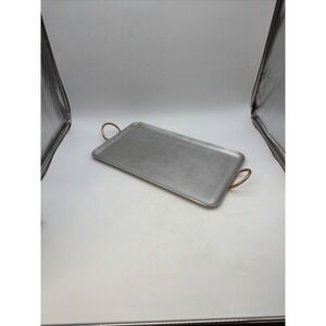 VERY RARE Vintage Wear-Ever 3220 Aluminum Large Serving Tray Copper Handles